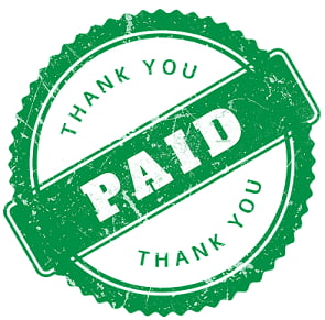 Thank you for paying!