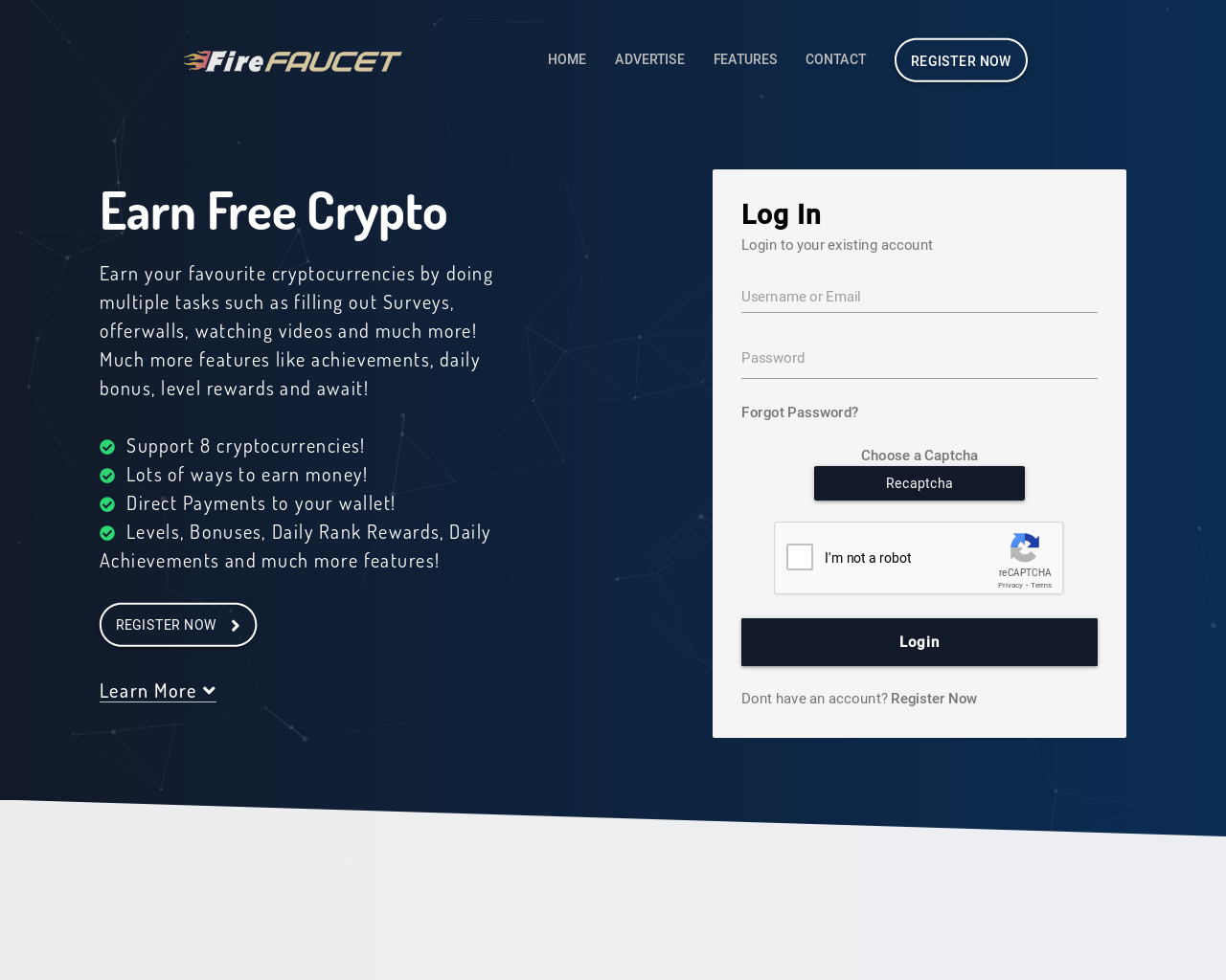 Screenshot Website Firefaucet