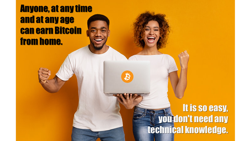 Anyone can earn crypto-currencies from home without an investment. 